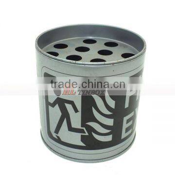 Round Tin Ashtray