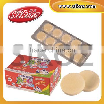 SK-K041 popular import items dry milk candy tablet