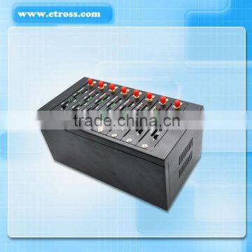 8 channel USB/RS232 GSM Modem pool 8 Ports 32Sims ETS-8132 automatically SIM rotation