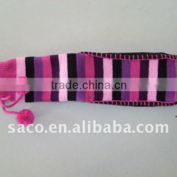 Fashion children's sock with the stripe pattern on it