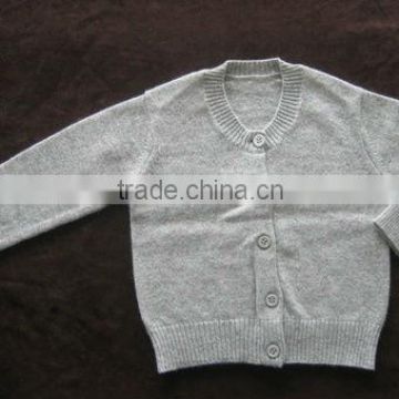 Cotton Cashmere Solid Spring Cardigan For Children