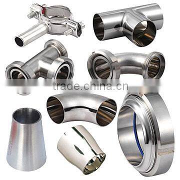 Best price high luster,elegance,rigidity dairy pipe fittings stainless steel