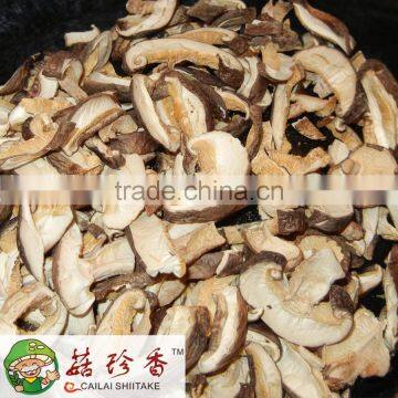 Free shipping premium dried sliced shiitake mushroom slice