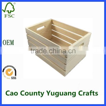 alibaba cheap wooden crates pine wood book crates unfinished