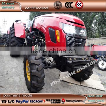 Tractor FN704G, 70hp,2590X1400X1560mm, wheel tread 960mm, 7.00-12/13.6-16 tyre, 2 hydraulic valves, power steering