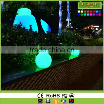 rechargeable PE material remote 20cm 30cm 40cm 50cm led water ball
