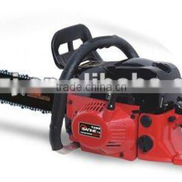 chain saw with gasoline engine