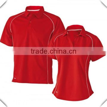 China manufacturer fashion Piping Hockey Polo Shirt custom for men and women made by fast dry performance fabric