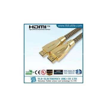 24k Gold 2m HDMI Cable 1080p