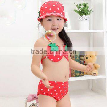 2014 Strawberry print Baby Swimsuit summer fashion style