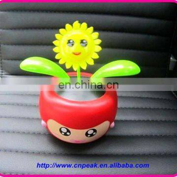 Dancing solar flower with mp3 player