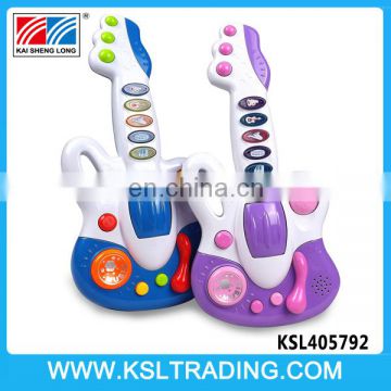 High quality plastic multifunctional musical guitar toy for sale