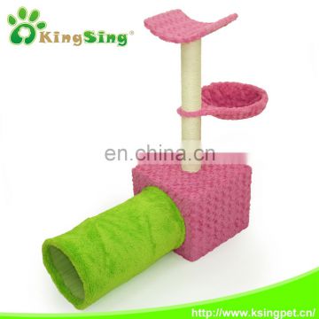 2014 New Design Christmas Cat Climbing Frame, PUZ Game Player for Pets, Made in China