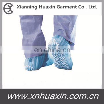 Breathable Nonwoven PP Shoecover with Embossed Sole
