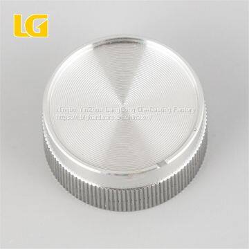 ISO9001 OEM China factory 40mm safe Aluminum white volume knob for car audio