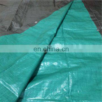 Home used sliver and blue coated woven tarpaulin