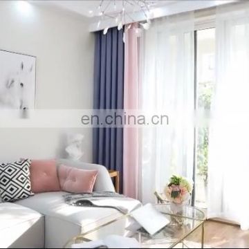 Wholesale Custom High Quality Modern Nordic Style Luxury Blackout Velvet Curtains For Home Hotel French Window