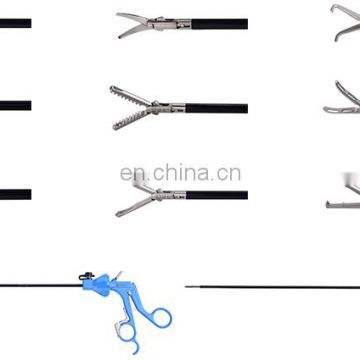 laparoscopic V-shaped grasping forceps with handle surgical instrument
