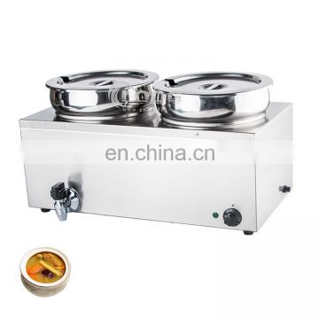 Stainless Steel Kitchen Equipment Commercial Food Warmer Electric Bain Marie Machine