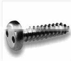 spanner head snake eye security screw