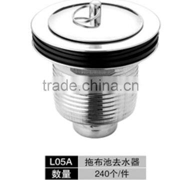 Chaozhou Caitang Wesda Bathroom Accessories 2015 Good quality Stainless Steel basket Strainer Waste Drain