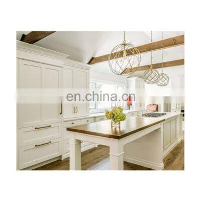 Australia White Modern Luxury Lacquer Kitchen Cupboard Custom Wood Shaker Cabinets