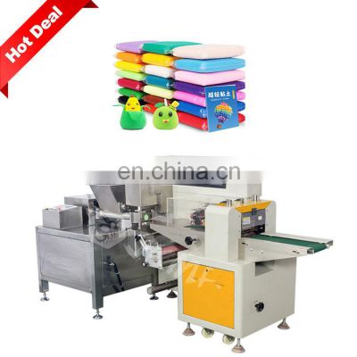 Hot Sales Automatic Plasticine Packaging Machine Color Clay Packaging Equipment Mud Squeezing Cutting Packing Machine