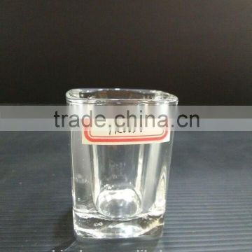 60ml Four corner Transparent Mini Shot glass cup