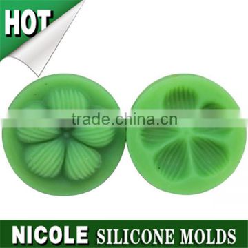 Nicole factory Q0017 handmade silicone rubber icing sugar flowers molds