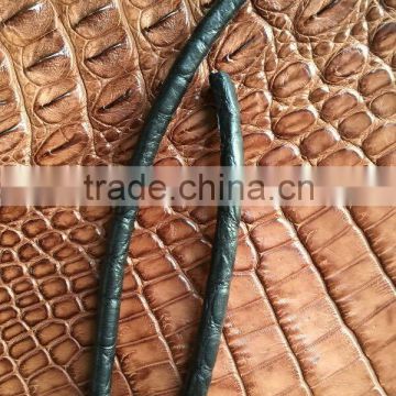High Class Luxury Crocodile Leather Cord 100% Genuine Hot Sale for Men Leather Bracelet with Factory Wholesale Prices