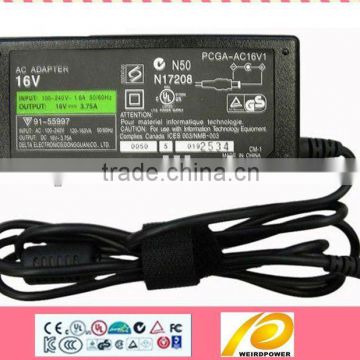 16V4A power adapter for laptop