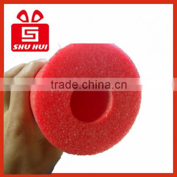 Pe foaming pipe line oem and odm epe foam bag big round trampoline with safety net