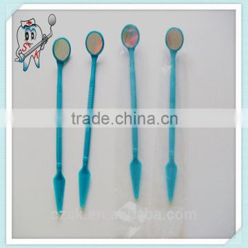 Safety and quality approved plastic dental mouth mirror
