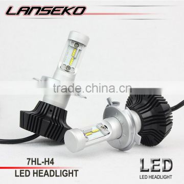 Wholesales price g7 4000LM led headlight bulb h4 30W led headlight for cars