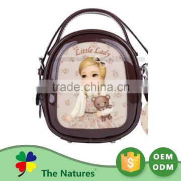 Quick Lead Custom Printing Logo Make Up Jewelry Pattern Leather Transperant Pvc Bag In Pu