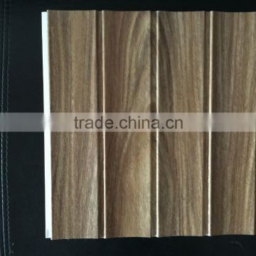 pvc wooden design wall panel popular in PK for interior decoration