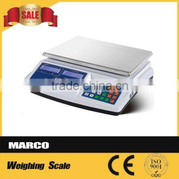 Acs series price computing scale . barcode label priting scale 30kg digital scale