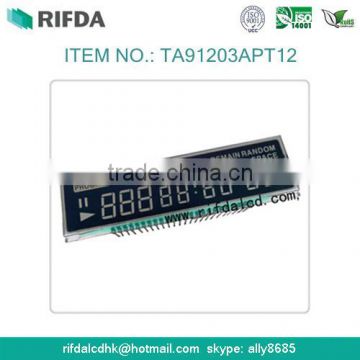 Small size 7 segment rs232 lcd display module