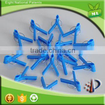 Food grade approval clear spring clip types tomato clip grafting