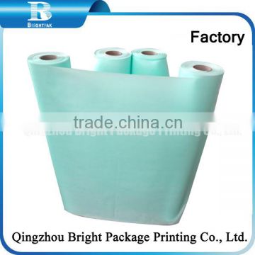 Disposable Medical Paper Bed Sheets for hospital, paper and PE film laminated examination Couch Cover Paper