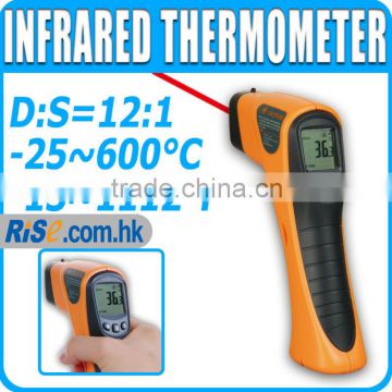 12:1 Non-contact Pyrometer Laser -25 ~ 600 C -13 ~ 1112 F IR Infrared Thermometer