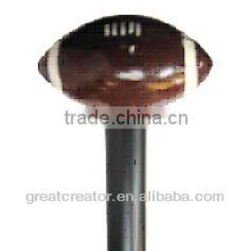 Decorative Kids Curtain Rod With Rugby Football Finials