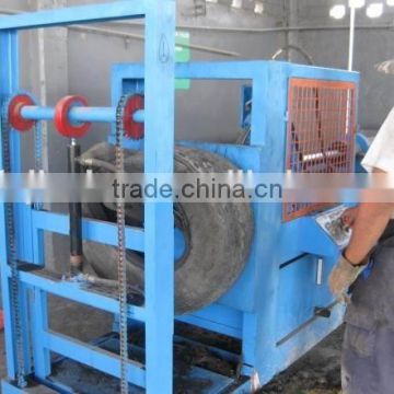 Used tire recycling machine for making rubber powder / tire debeader machine