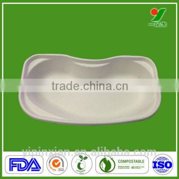 Dongguan manufacturer disposable hospital nursing recycle medical pulp kidney dish tray