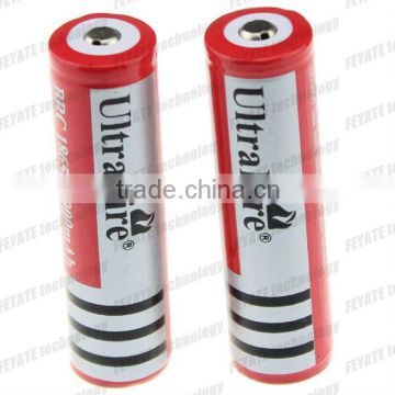 LED flashlight battery 3.7v 18650 lithium rechargeable battery/parallel li ion 18650 battery/flashlight battery 18650