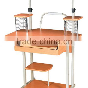 popular wooden and steel PC desk