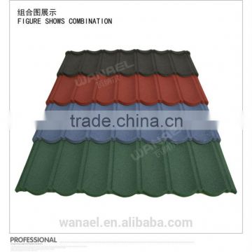 Classic Colorful Stone Coated Metal Roofing Tile / Metal Corrugated Tile Roofing/Stone Chip Coated Metal Roof Tile Sheet