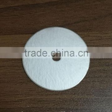 plastic bottle cap inner lid PP vented/breathable film with paper non spill lid&wad