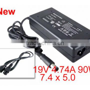 Stock Products Status Laptop Notebook AC DC Power Adapter For HP Charger 19V 4.74A 609940-001 90W 7.4 x 5.0 mm