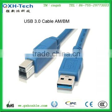 UL2725 AM to BM USB Cable3.0 High Speed Factory Supply